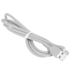 Кабель PERFEO USB A вилка - Micro USB вилка, 2.4A, голубой, силикон, 1 м., ULTRA SOFT (U4022)