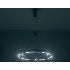 Подвесной светодиодный светильник Ambrella light FL5844/1+3 WH белый 40W 3000K/4200K/6400K D600*1200 (без ПДУ)