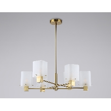 Люстра Ambrella light LH57031/6 BS/SM латунь/дымчатый E14/6 max 40W D690*690
