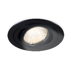 Светильник встраиваемый Ambrella light TN102502 BK черный GU5.3 D92*28