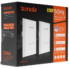 Наружная точка доступа Tenda OS3 (2-pack) (комплект 2 шт), 5 ГГц, до 867 Мбит/с, внешняя антенна 1x12dBi, IP65, PoE