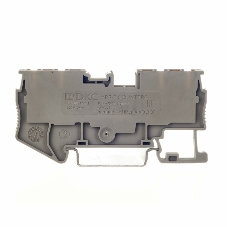 Клемма проходная VPR-2.5-QUATTRO-GY, зажим push-in, 4 точки подключения, 2.5 кв.мм, серый