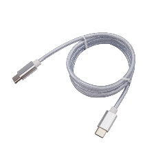 Кабель Rexant Type-C - Type-C 2,4A/1м/PVC/белый