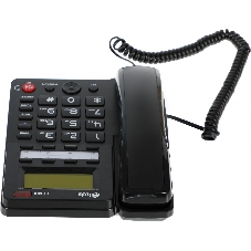 Телефон проводной Ritmix RT-550 черный