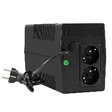 Источник бесперебойного питания ExeGate Power NB-450.LED.AVR.2SH (450VA/270W, LED, AVR, 2*Schuko, батарея 12V 4.5Ah, черный)