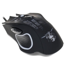 Мышь проводная Qumo Gremlin M37 черный, 3200 dpi, USB, кнопки - 6