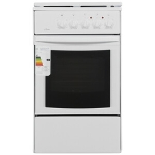 Плита электрическая Flama AE 1409 W белый, конфорок 4 электрических, духовка 50 л, 50 см x 85 см x 60 см
