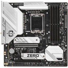 Материнская плата MSI B760M PROJECT ZERO,(Обратное подключение разъемов) LGA 1700, Intel B760, 4xDDR5, 4xSATA, 2xM.2, 1xPCIe 5.0 x16, 1xPCIe 4.0 x4, 1xPCIe x1, 1xHDMI, 1xDP, 3xUSB 3.2 Gen 2, 4xUSB 2.0, 1xUSB 3.2 Gen 2x2, 1x 2.5Gb LAN, 5x3.5 мм, 7.1, mATX