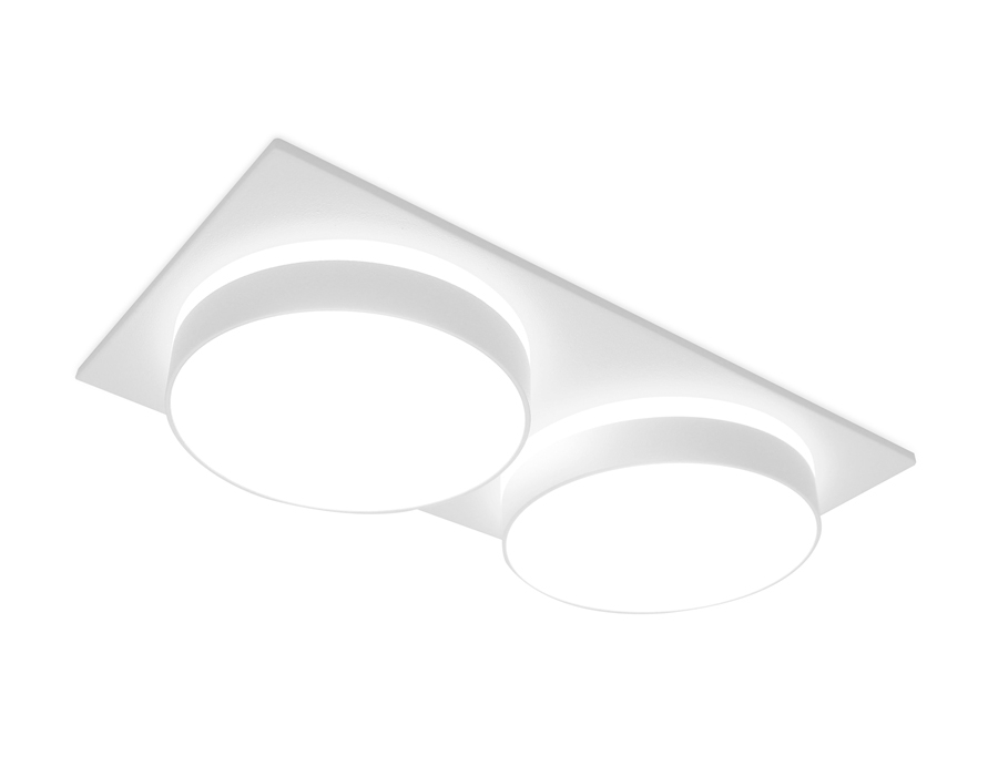 Светильник Ambrella light TN318/2 SWH белый песок GU5.3 182*92*40