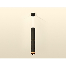 Светильник Ambrella Light XP6302050 SBK/PYG черный песок/золото желтое полированное MR16 GU5.3