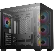 Компьютерный корпус Deepcool CG530 4F черный без БП ATX 2x120мм 2x140мм 2xUSB 2.0 1xUSB 3.0 audio bott PSU