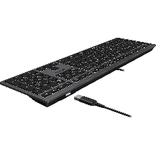 Клавиатура проводная A4Tech Fstyler FX60H, USB, серый/белый