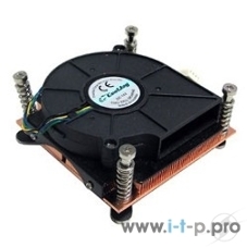 Опция к серверу Procase CA1156 Медный активный радиатор 1U под S1156 (fan 5000rpm)
