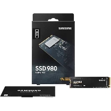 Накопитель SSD Samsung 980, 1000Gb, PCIe 3.0 x4, M.2 2280, NVMe, R/W 3500/3000
