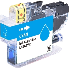 Картридж струйный Cactus CS-LC3617C голубой (14 мл) для Brother MFC-J2330DW/J2730DW/J3530DW/J3930DW