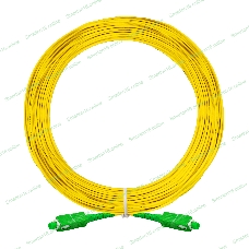 Патч-корд волоконно-оптический ExeGate FC-S-9-SC/APC-SC/APC-20M-LSZH (Шнур ВО SM 9/125 (OS2/G.652.D), SC/APC-SC/APC, Simplex, LSZH, 20 м)