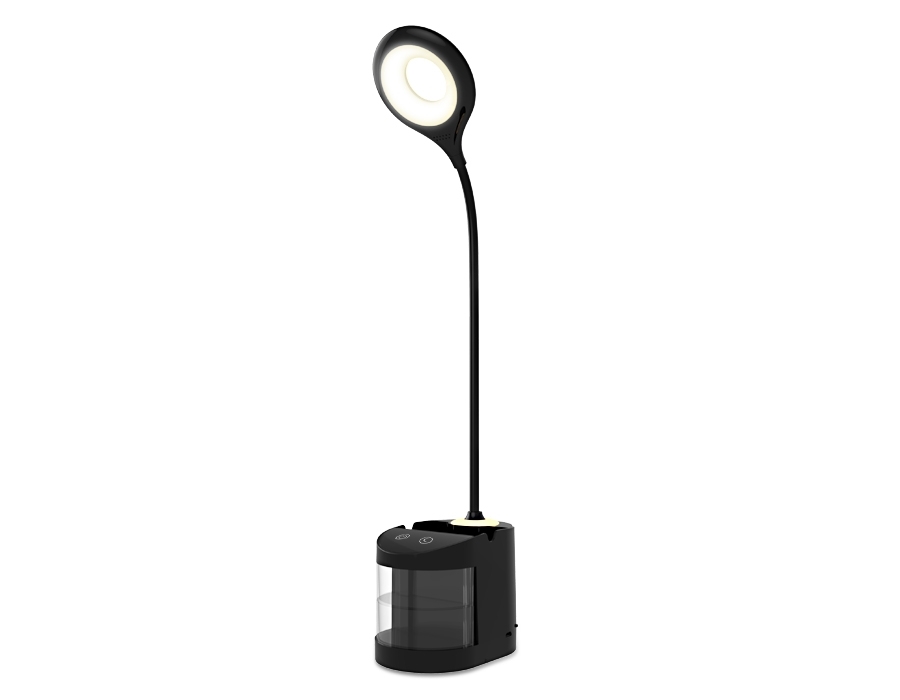 Настольная светодиодная лампа Ambrella light DE562 BK черный LED 4200K 4W