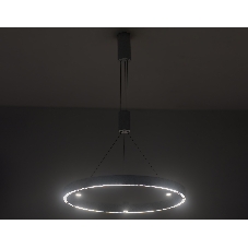 Подвесной светодиодный светильник Ambrella light FL5844/1+3 WH белый 40W 3000K/4200K/6400K D600*1200 (без ПДУ)
