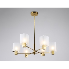 Люстра Ambrella light LH57031/6 BS/SM латунь/дымчатый E14/6 max 40W D690*690