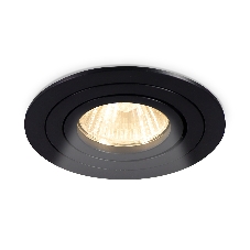 Светильник встраиваемый Ambrella light TN102502 BK черный GU5.3 D92*28