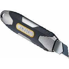 Нож OLFA OL-MXP-L X-design, цельная алюминиевая рукоятка, винтовой фиксатор, 18 мм