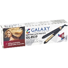 Выпрямитель для волос Galaxy Line GL 4519 черный/золотистый, 24 мм, 180 °C, 1 режим