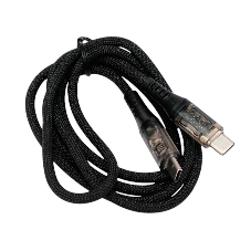 Кабель USB2.0 Cablexpert CCP-USB2-CMCM-SCR-1M, Type-C/Type-C, 6A, 66Вт, PD/QC3.0, дисплей, оплетка, медь, 1м, черный, пакет