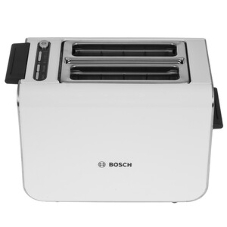Тостер Bosch TAT8611N белый, 860 Вт, 2 слота