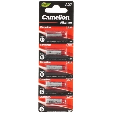 Батарейка Camelion LR27A BL-5 Mercury Free (A27-BP5, 12В) (5шт. в уп-ке)