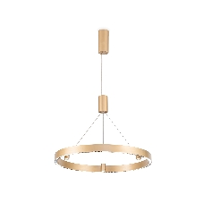 Подвесной светодиодный светильник Ambrella light FL5846/1+3 GD золото 40W 3000K/4200K/6400K D600*1200 (без ПДУ)