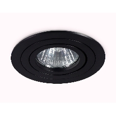 Светильник встраиваемый Ambrella light TN102502 BK черный GU5.3 D92*28