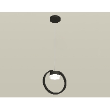 Светильник Ambrella light XB9102154 SBK/FR/CL черный песок/белый матовый/прозрачный GX53 (C9102, N8399)