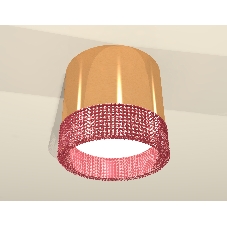 Светильник Ambrella Light XS8121022 PYG/PI золото желтое полированное/розовый GX53 (C8121, N8486)