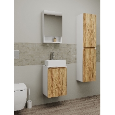 Раковина накладная прямоугольная BAU Hotel mini 37х23, белая