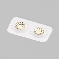 15277/LED / Светильник встраиваемый 20W 3000K белый IP44