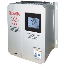 Стабилизаторы напряжения Ресанта АСН-5 000 Н/1-Ц 63/6/16 Стабилизатор Lux 220В±8%, Габариты 260х155х310, Вес 8кг