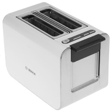 Тостер Bosch TAT8611N белый, 860 Вт, 2 слота