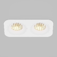 15277/LED / Светильник встраиваемый 20W 3000K белый IP44