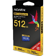 Флеш карта microSD 512Gb ADATA Premier Extreme microSDXC SD7.1 Express card Class 10 UHS-I U3 V30S 800/700 MB/s