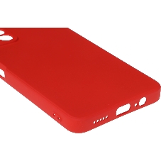 Чехол (клип-кейс) BORASCO Microfiber Case, для Xiaomi Poco M4 Pro, красный