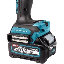 Дрель-шуруповерт Makita DF001GD201, 40 В, 2,5 Ач, 140 Нм, бесщеточный