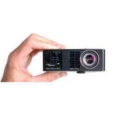 Проектор Optoma ML750e (DLP, LED, WXGA 1280x800, 700Lm, 15000:1, HDMI, USB, MHL, MicroSD, 1x1W speaker, 3D Ready, led 20000hrs, черный, 0.38kg)