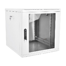 Шкаф настенный ЦМО ШРН-М-12.500 12U 600x520мм пер.дв.стекл съемные бок.пан. 50кг серый
