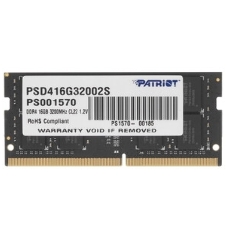 Оперативная память Patriot Signature, DDR4, 16GB (1x16 GB), 3200 MHz, CL22, SO-DIMM