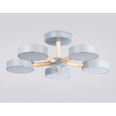 Светильник Ambrella light FL4826/5 GR серый 3000K-6400K 65W D580*160 (ПДУ ИК)