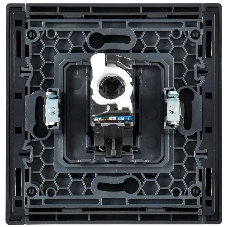 Розетка компьютерная RJ45 кат.5E IEK FORTE&PIANO FP532 сталь