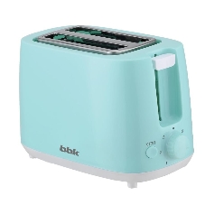 Тостер BBK TR82 снежная мята, 700 Вт, 2 слота