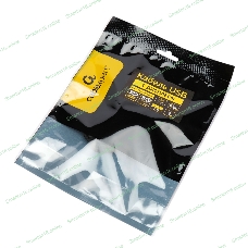 Кабель USB2.0 Cablexpert CCP-USB2-CMCM-SCR-1M, Type-C/Type-C, 6A, 66Вт, PD/QC3.0, дисплей, оплетка, медь, 1м, черный, пакет