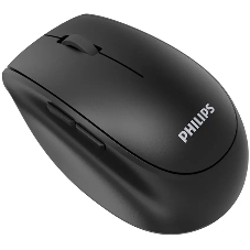 Мышь беспроводная Philips SPK7627 черный, 1600 dpi, радиоканал, Bluetooth, USB, кнопки - 5