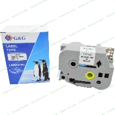 Картридж ленточный G&G GG-TZE261 черный на белом 36x8 для Brother PT- P900W, P950W, 9700PC